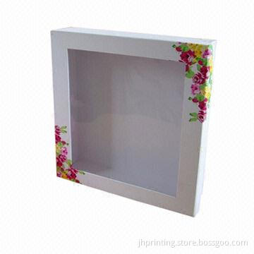 Display Card Packing Box with Window, for Makeup Set, OEM Sample Ready in 3 Days